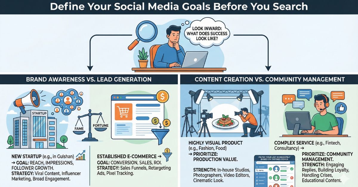 Define Your Social Media Goals Before You Search