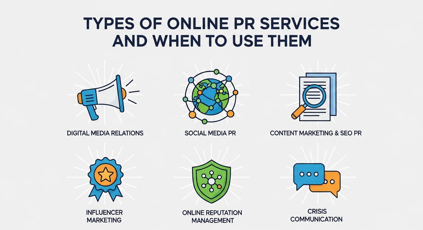 Types of Online PR Services